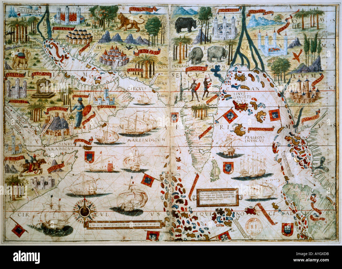 历史贸易路线古地图