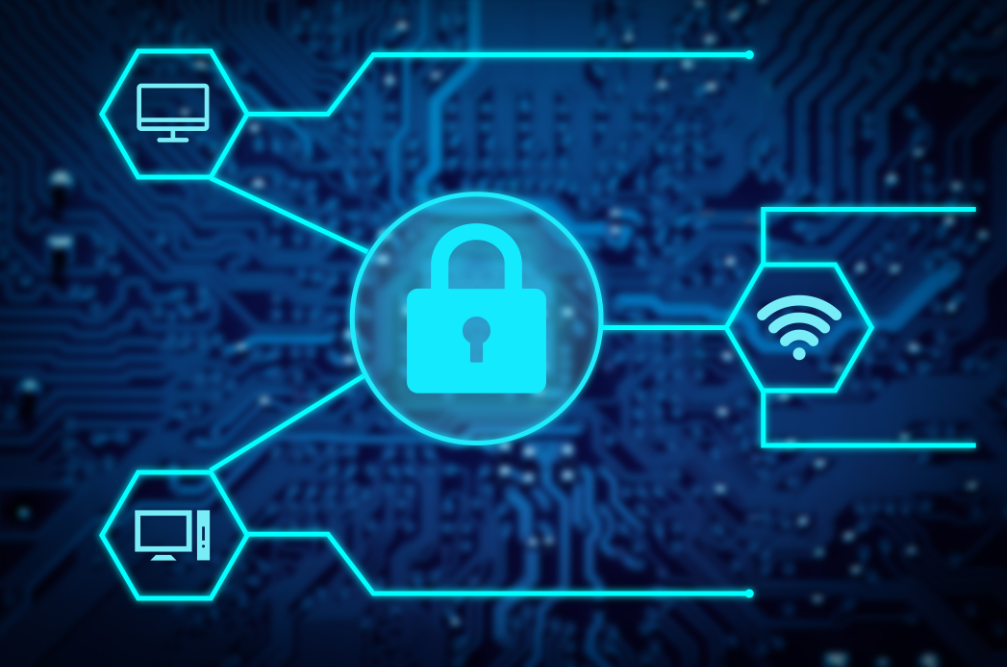 展示未来身份验证技术的概念图