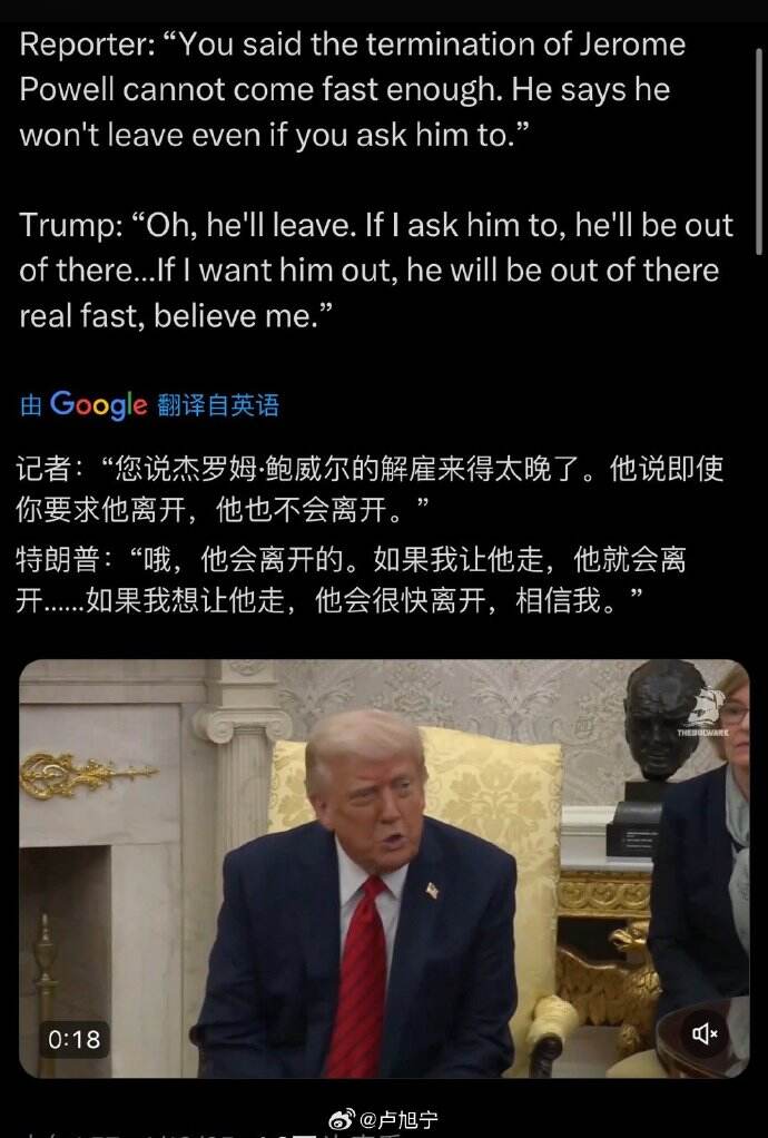 美债收益率波动对比