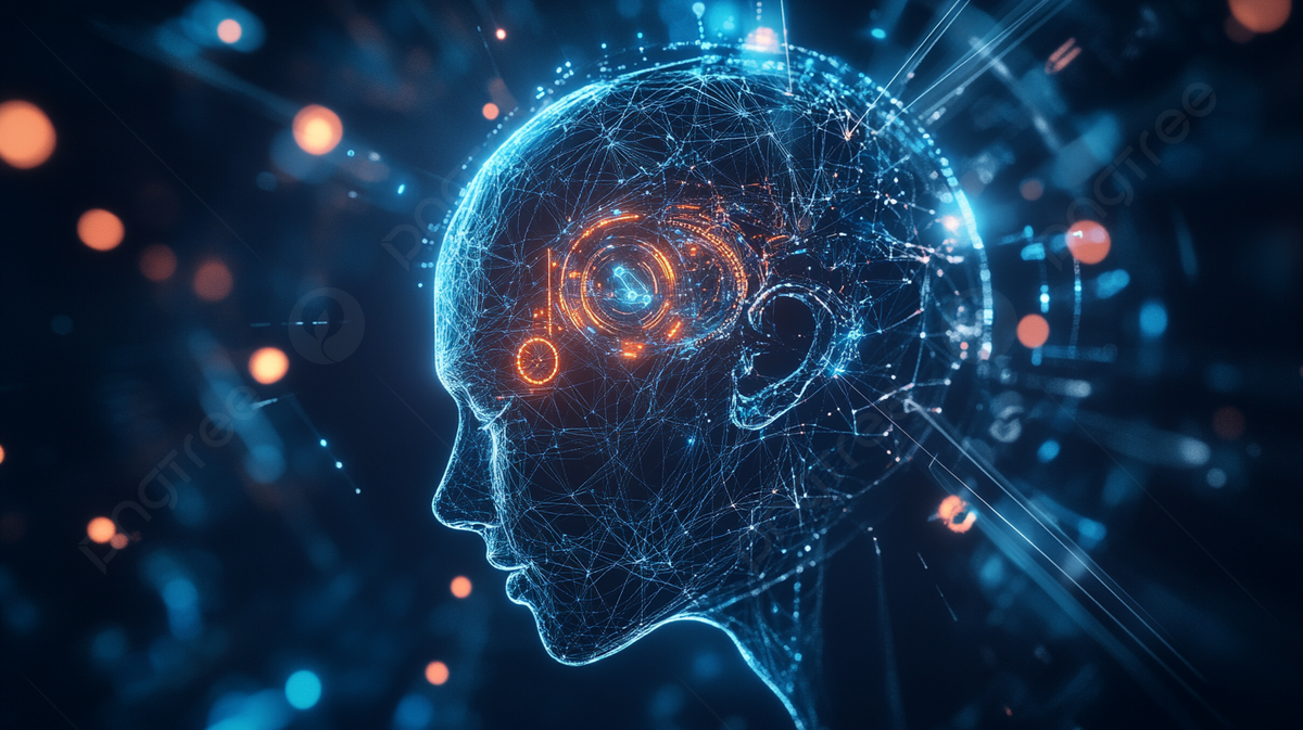 抽象神经网络背景图