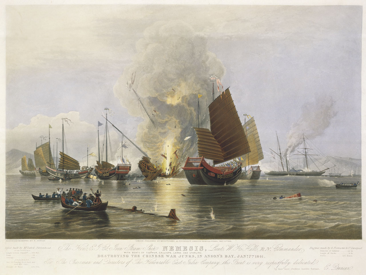 复仇女神号历史绘画