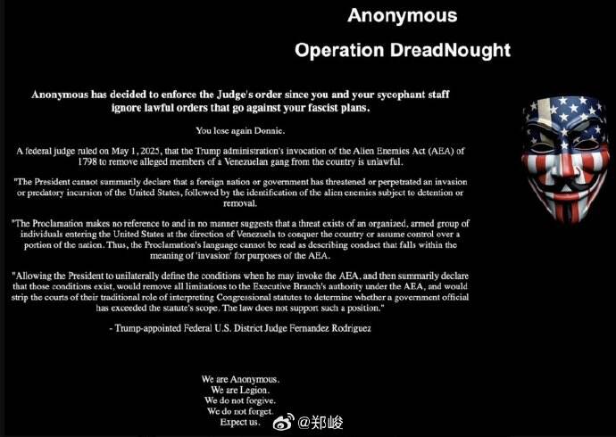 Anonymous黑客行动