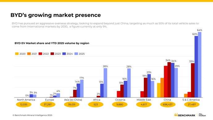 BYD market share