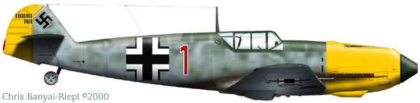 2./JG51 的 Bf 109E-4