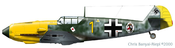 普里勒的 Bf 109E-3