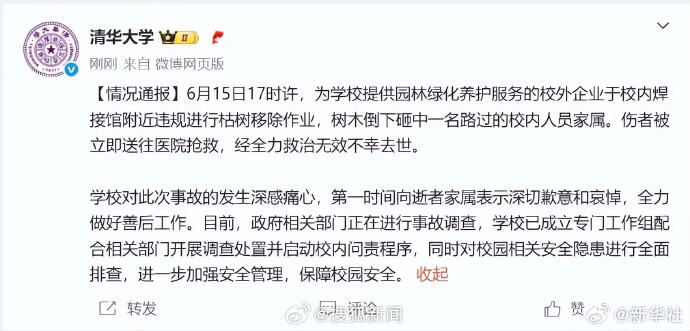 Tsinghua University incident