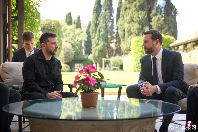 泽连斯基与万斯