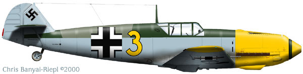 3./JG1 的 Bf 109E-4